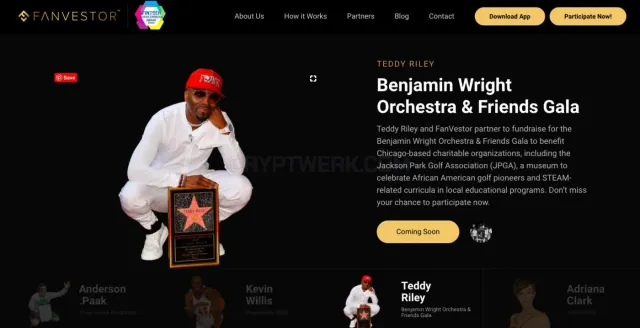 FanVestor website
