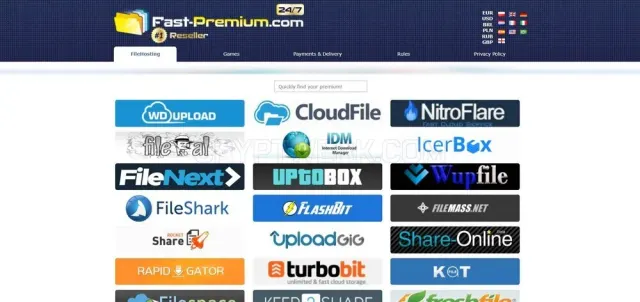 Fast-Premium website