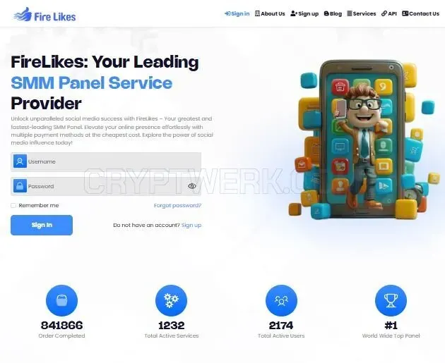 FireLikes website