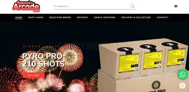Fireworks Arcade website