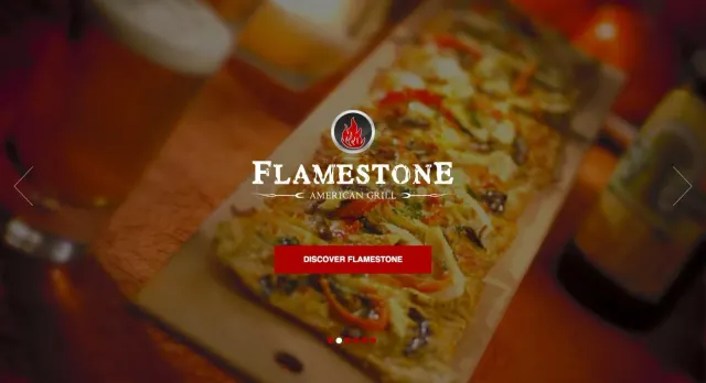 FlameStone American Grill website