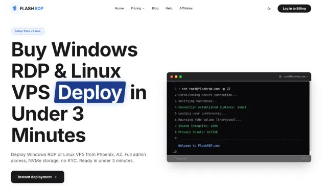 FlashRDP website