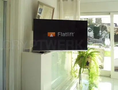Flatlift TV Lift Systems GmbH website