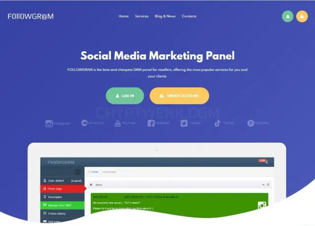 Followgram website