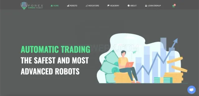 Forex Green Robot website