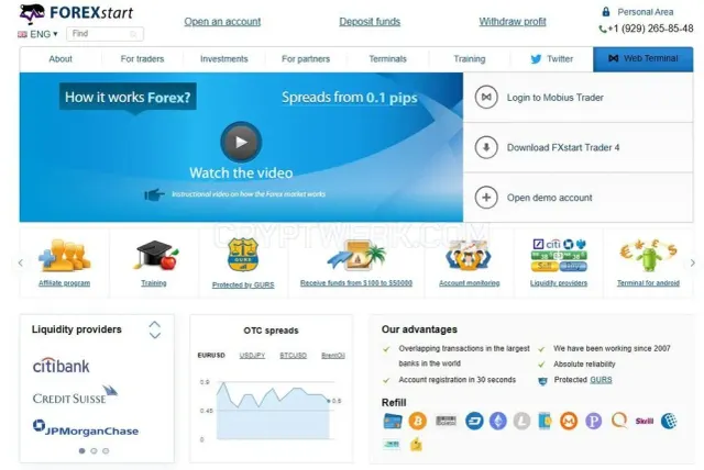 Forexstart website