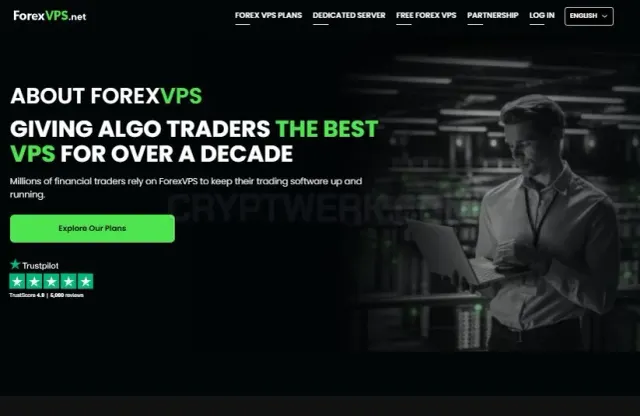 ForexVPS website