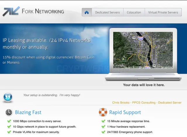 Fork Networking website