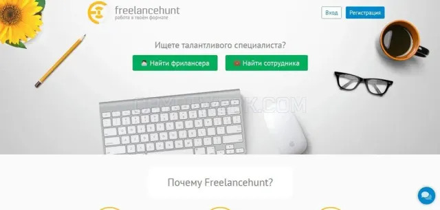 Freelancehunt website