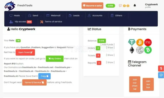 FreshTools website