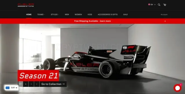 Fueler Store website