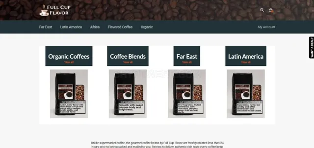 Full Cup Flavor website