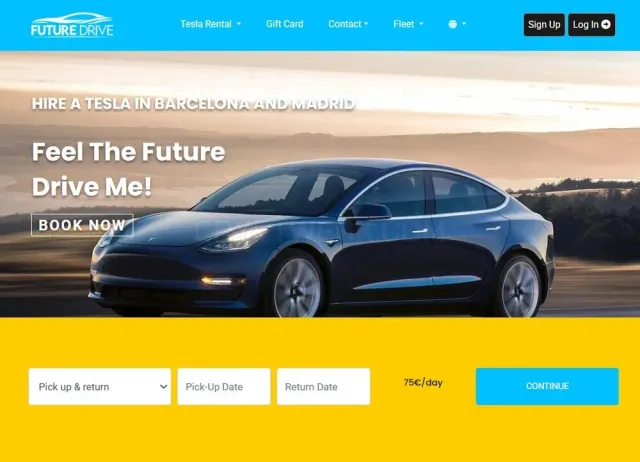 FutureDrive Barcelona website