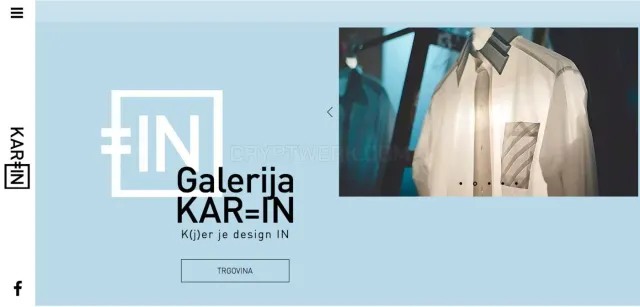 Galerija KAR=IN website