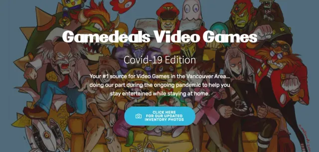 Gamedeals Video Games website