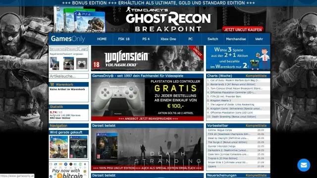 Gamesonly.at website