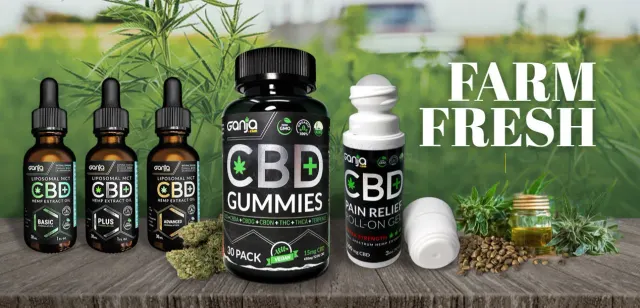 Ganja.com CBD Products website
