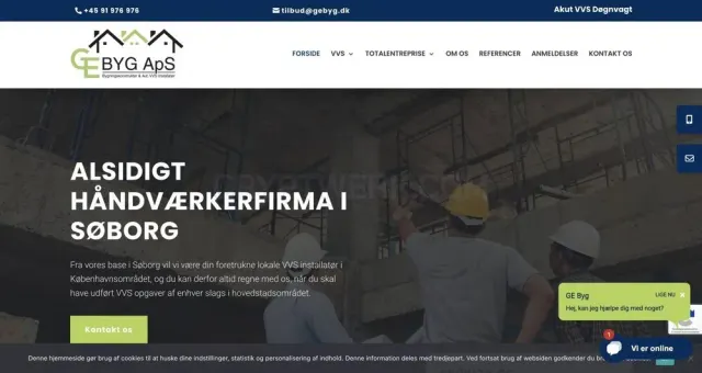 Ge byg aps website