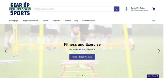 Gear Up Sports website