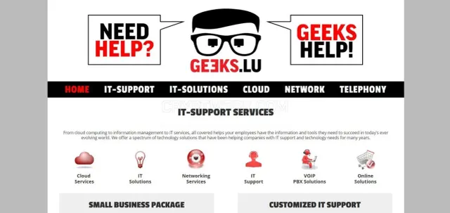 geeks.lu website