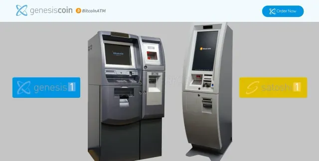 Genesis Bitcoin ATM website