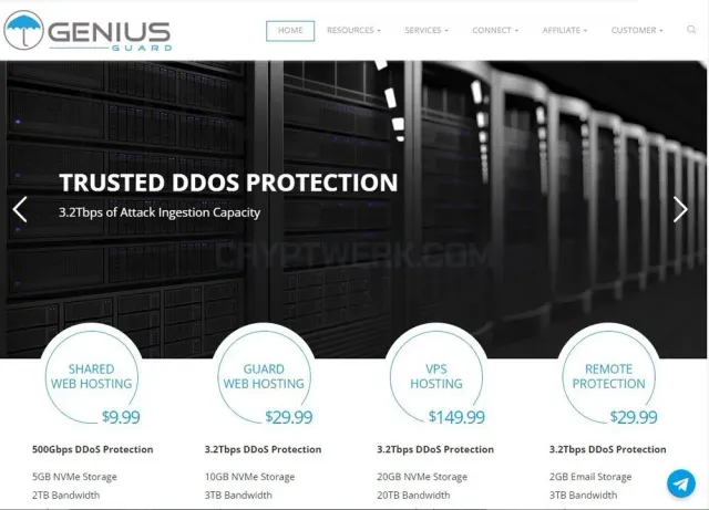 Genius Guard website