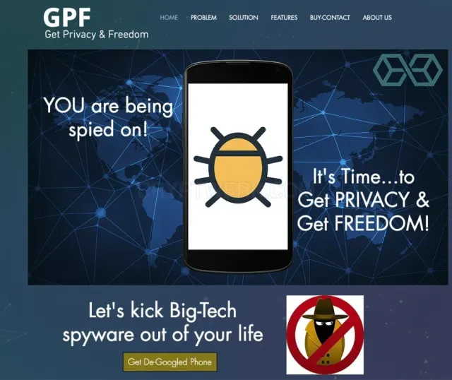Get Privacy Freedom website