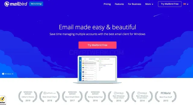 Getmailbird.com website