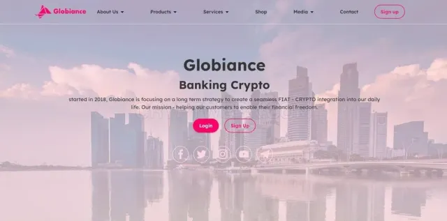 Globiance website