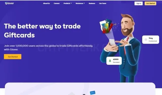 Glover website