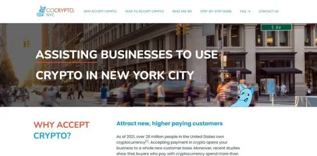 Go Crypto NYC website
