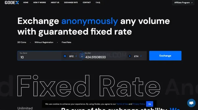 Godex.io website
