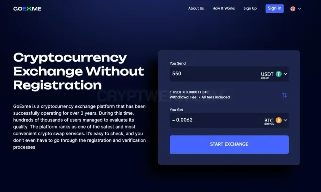 GoExme website