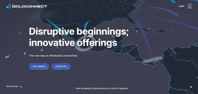 GoldConnect website