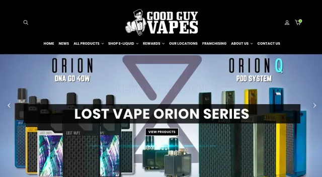 Good Guy Vapes website
