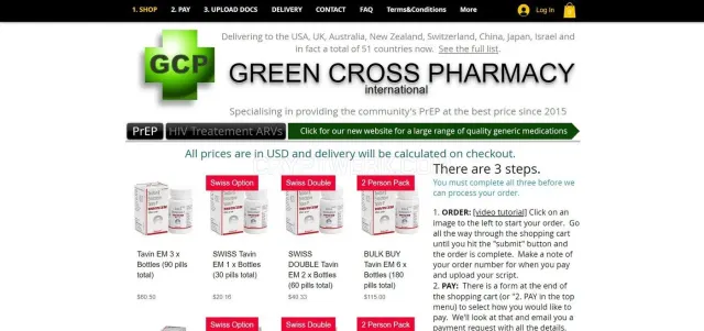 Green Cross Pharmacy International website