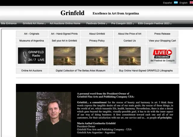 Grinfeld website