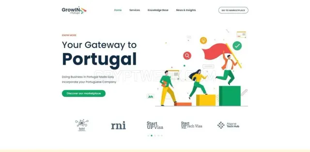 GrowIN Portugal website