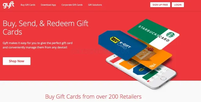 Gyft.com website
