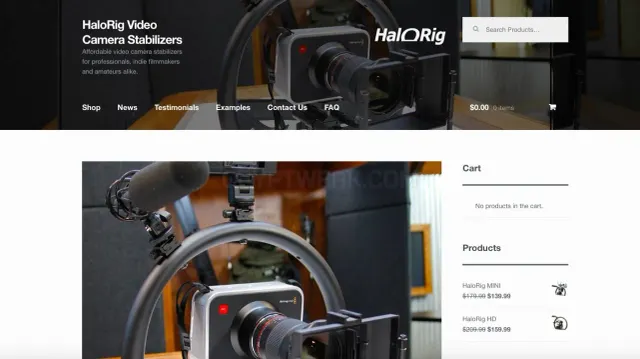 Halorig.com website
