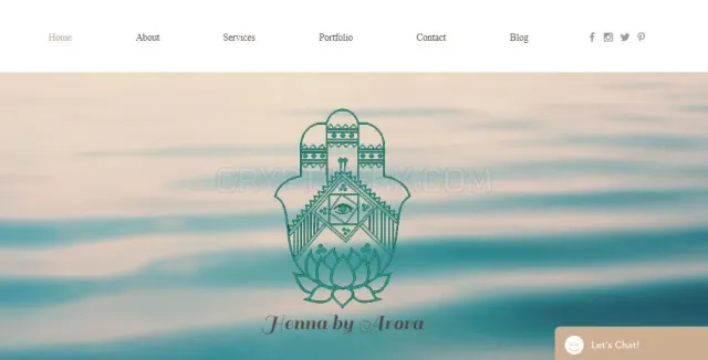 Henna By Arora website