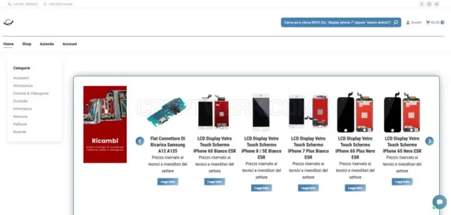 Hi-Tech Ricambi di Russo Salvatore website
