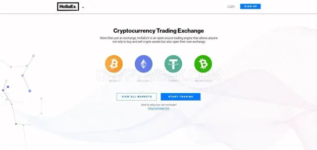 HollaEx website