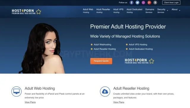 Host4Porn website