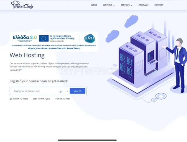 HostChefs website