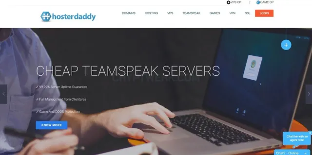 HosterDaddy website