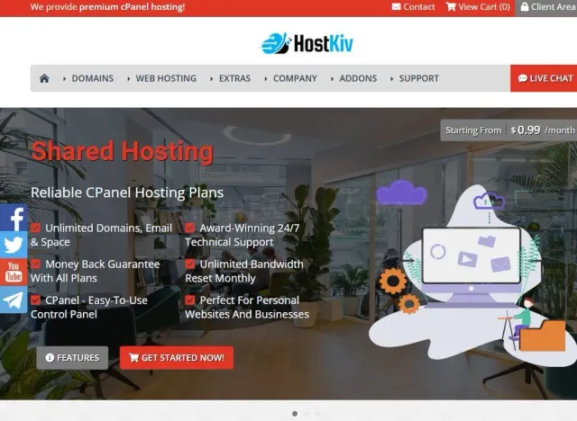 HostKiv website