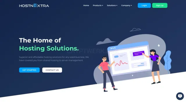HostnExtra website