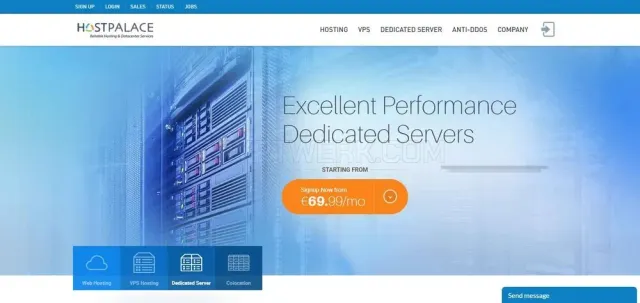 HostPalace website