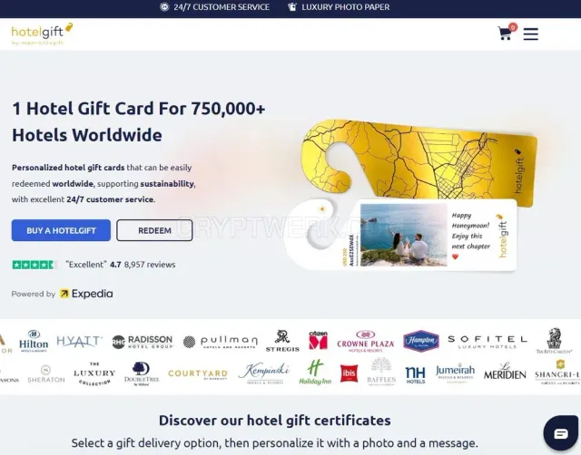 Hotelgift website